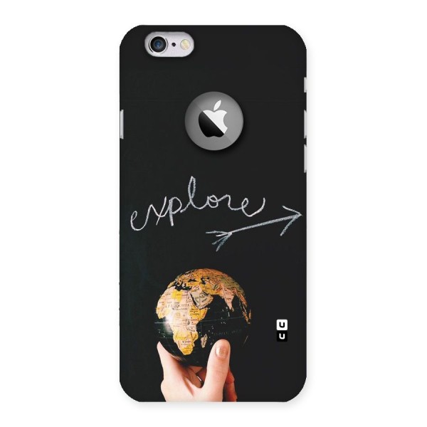 Explore World Back Case for iPhone 6 Logo Cut