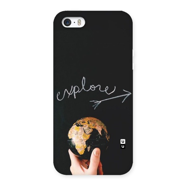 Explore World Back Case for iPhone SE