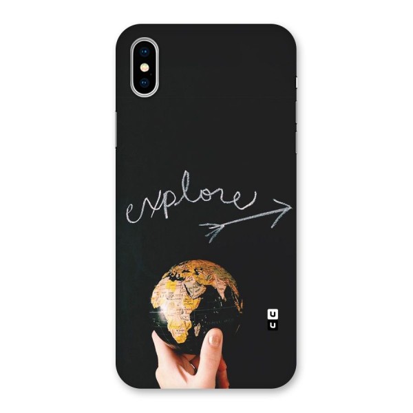 Explore World Back Case for iPhone X