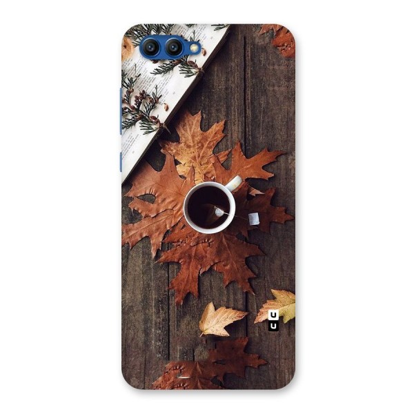 Fall Leaf Coffee Back Case for Honor View 10