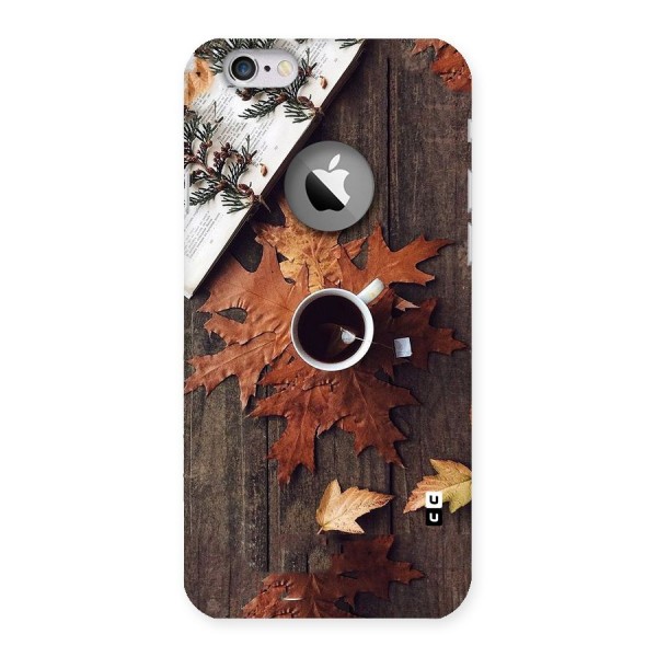 Fall Leaf Coffee Back Case for iPhone 6 Logo Cut