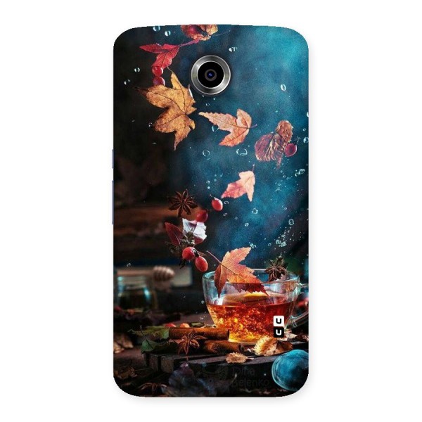 Falling Leaves Tea Back Case for Nexsus 6