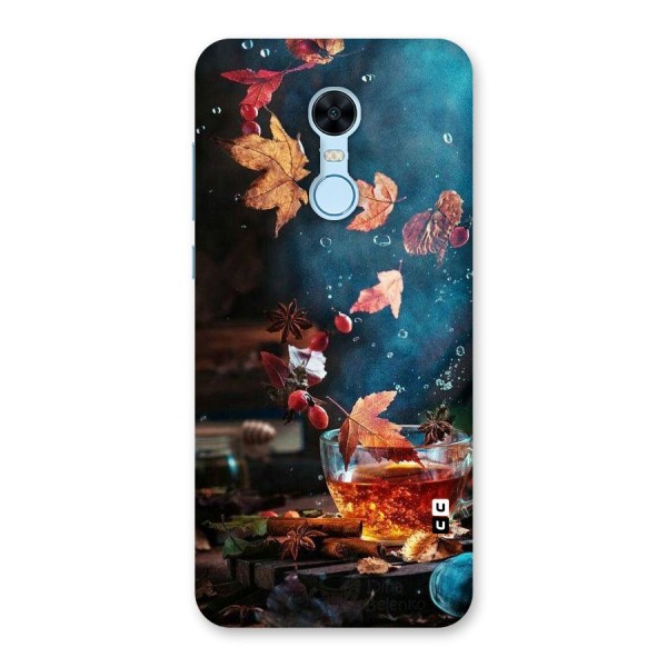Falling Leaves Tea Back Case for Redmi Note 5