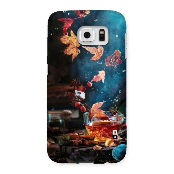 Falling Leaves Tea Back Case for Samsung Galaxy S6