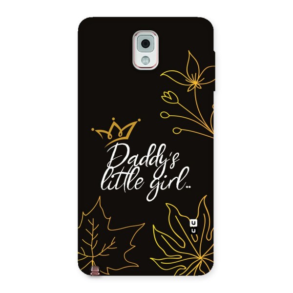 Favorite Little Girl Back Case for Galaxy Note 3