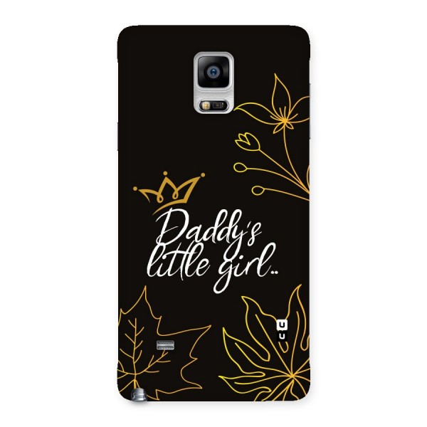 Favorite Little Girl Back Case for Galaxy Note 4