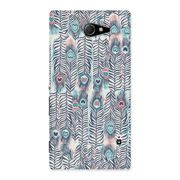 Feather Art Back Case for Sony Xperia M2