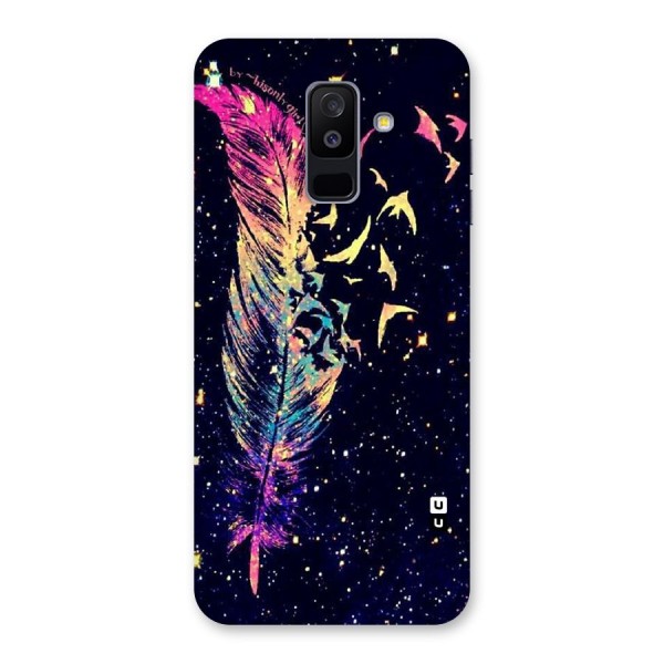 Feather Bird Fly Back Case for Galaxy A6 Plus