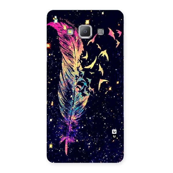Feather Bird Fly Back Case for Galaxy A7