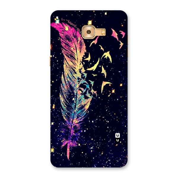 Feather Bird Fly Back Case for Galaxy C9 Pro