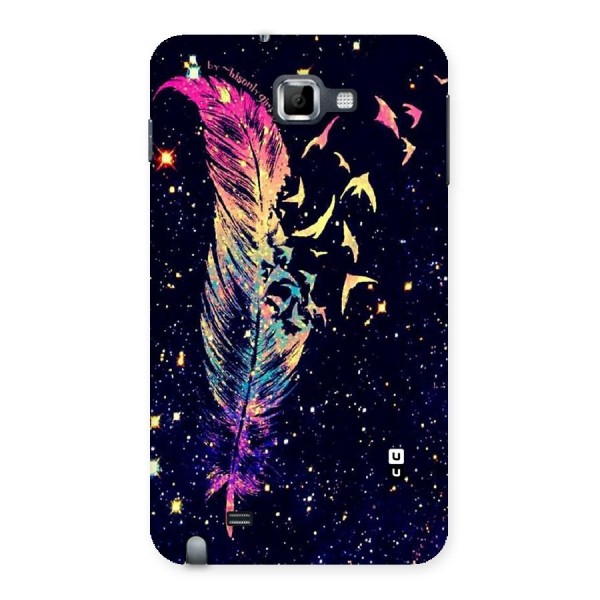 Feather Bird Fly Back Case for Galaxy Note