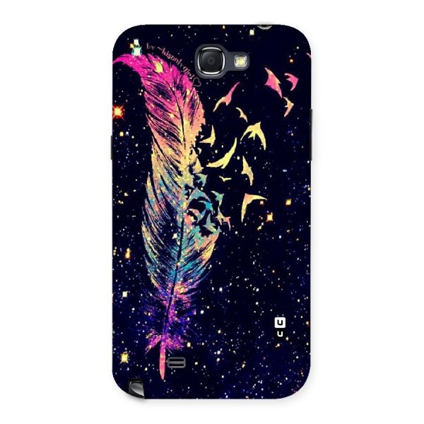 Feather Bird Fly Back Case for Galaxy Note 2