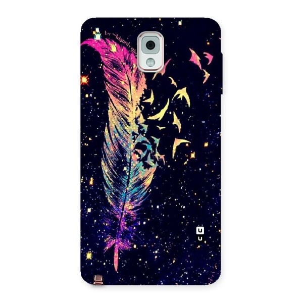Feather Bird Fly Back Case for Galaxy Note 3