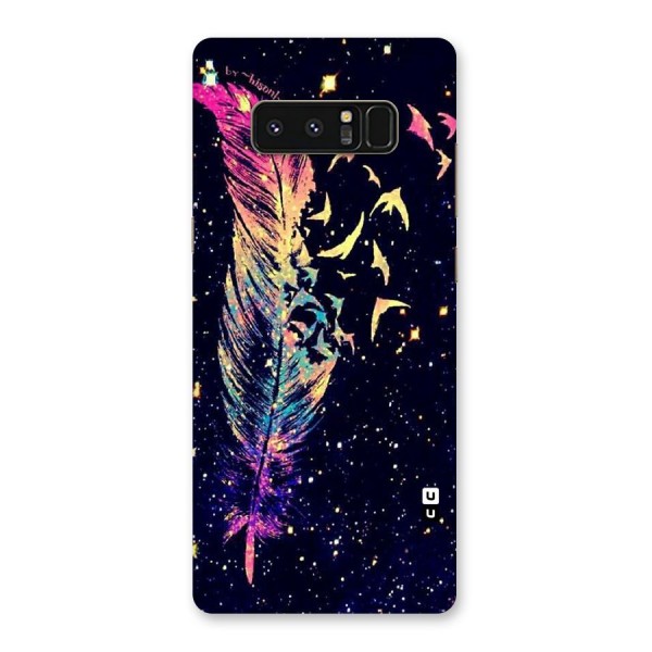 Feather Bird Fly Back Case for Galaxy Note 8
