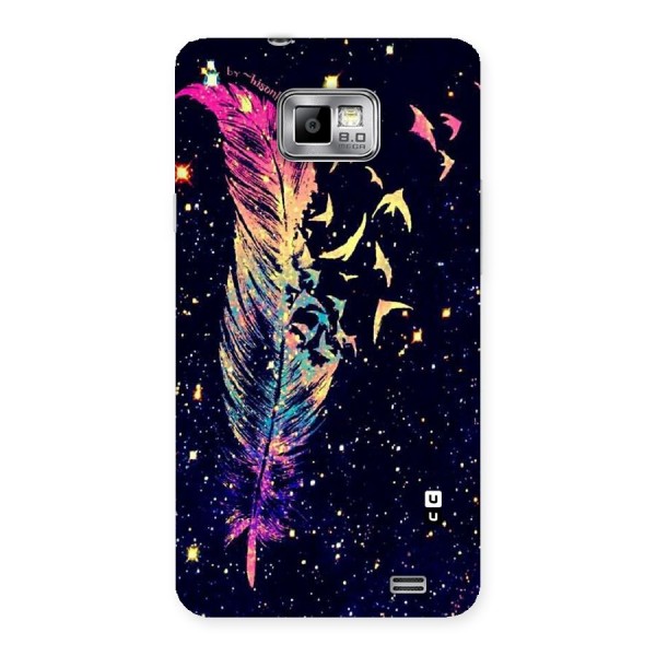 Feather Bird Fly Back Case for Galaxy S2