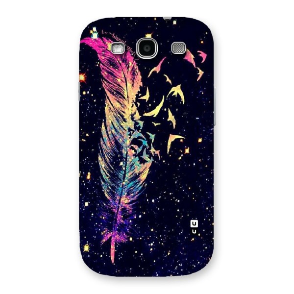 Feather Bird Fly Back Case for Galaxy S3