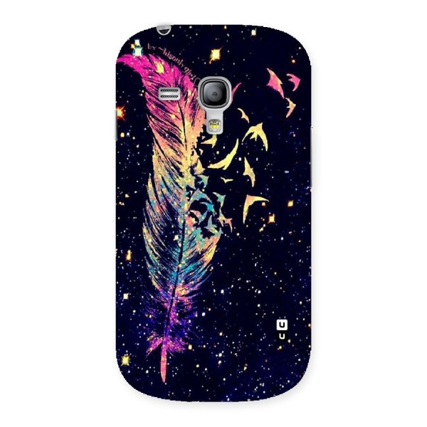 Feather Bird Fly Back Case for Galaxy S3 Mini