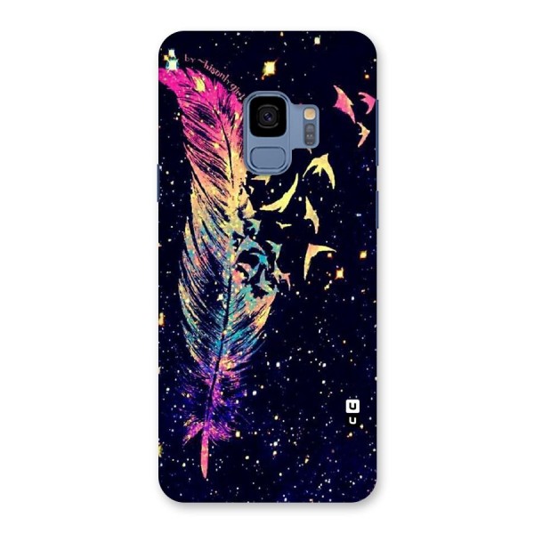 Feather Bird Fly Back Case for Galaxy S9