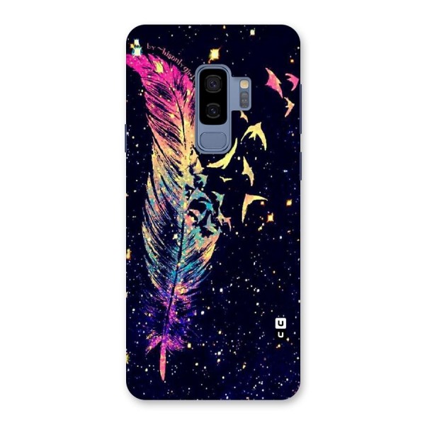 Feather Bird Fly Back Case for Galaxy S9 Plus