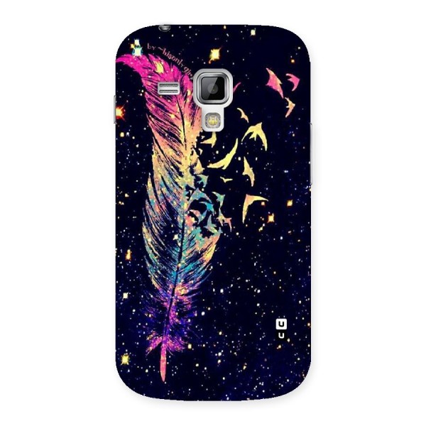 Feather Bird Fly Back Case for Galaxy S Duos