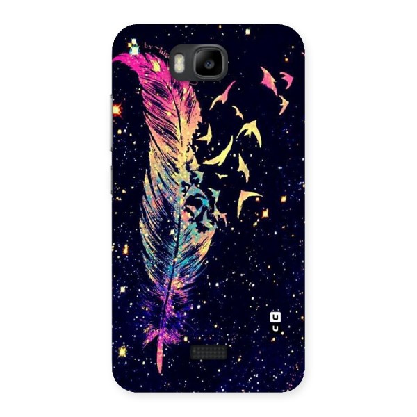 Feather Bird Fly Back Case for Honor Bee