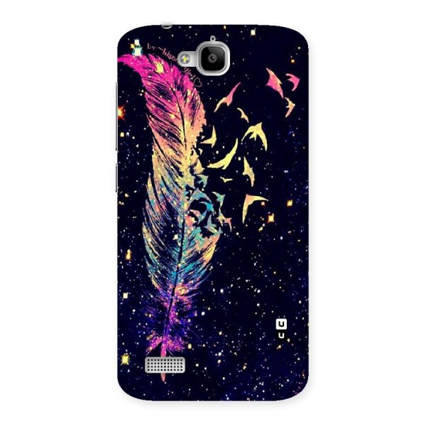 Feather Bird Fly Back Case for Honor Holly