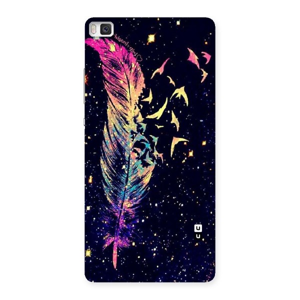 Feather Bird Fly Back Case for Huawei P8