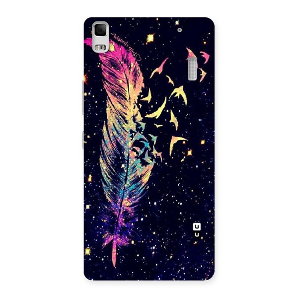 Feather Bird Fly Back Case for Lenovo K3 Note
