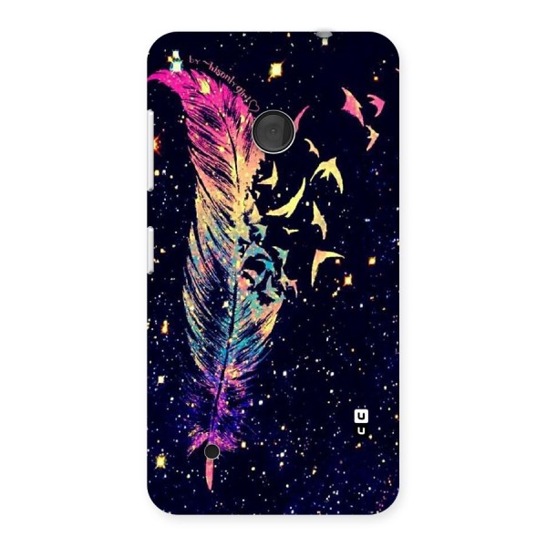 Feather Bird Fly Back Case for Lumia 530