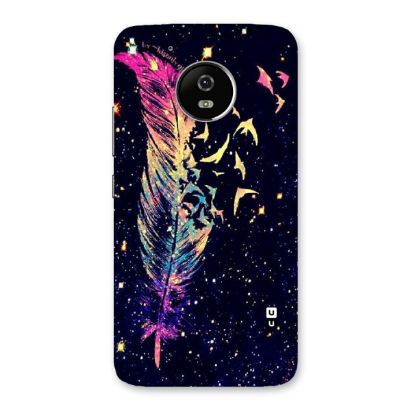 Feather Bird Fly Back Case for Moto G5