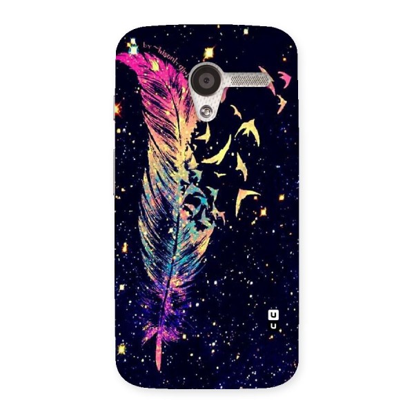 Feather Bird Fly Back Case for Moto X