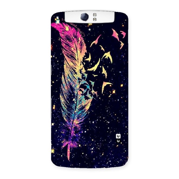 Feather Bird Fly Back Case for Oppo N1