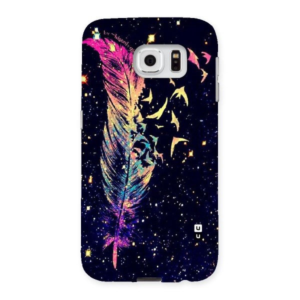 Feather Bird Fly Back Case for Samsung Galaxy S6