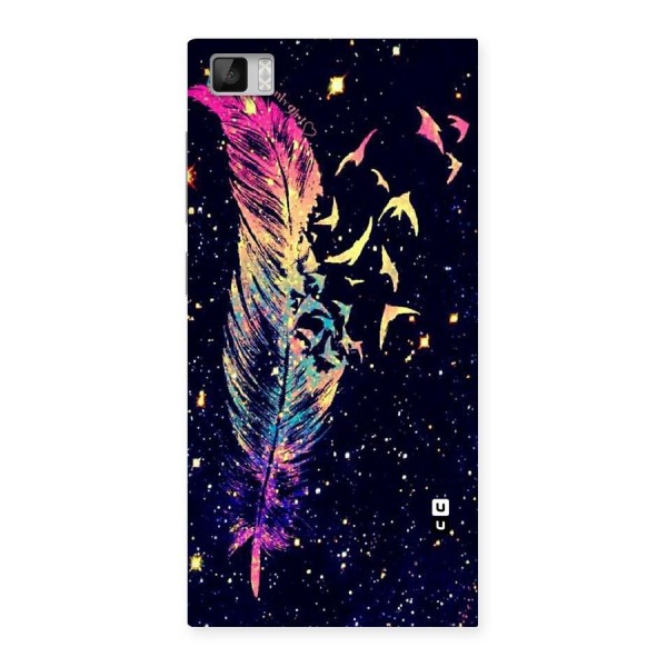 Feather Bird Fly Back Case for Xiaomi Mi3