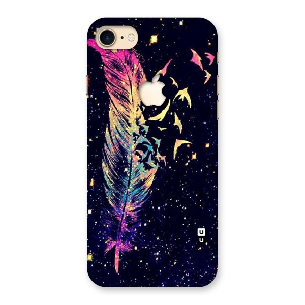 Feather Bird Fly Back Case for iPhone 7 Apple Cut