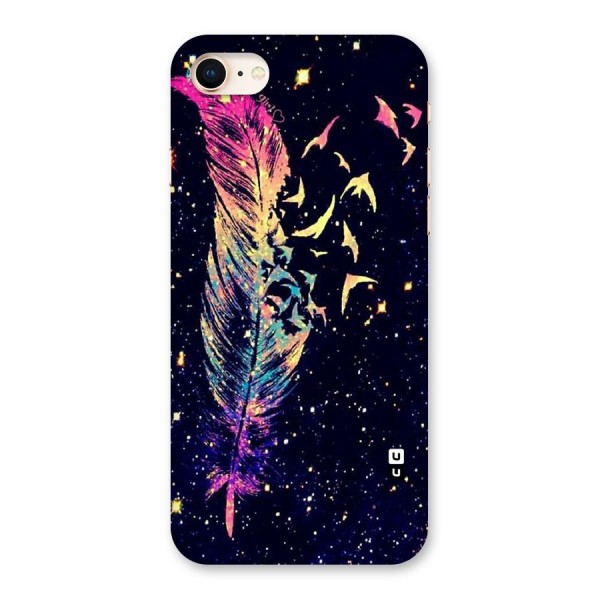 Feather Bird Fly Back Case for iPhone 8