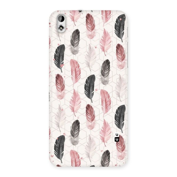 Feather Line Pattern Back Case for HTC Desire 816