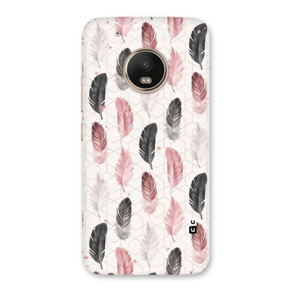 Feather Line Pattern Back Case for Moto G5 Plus