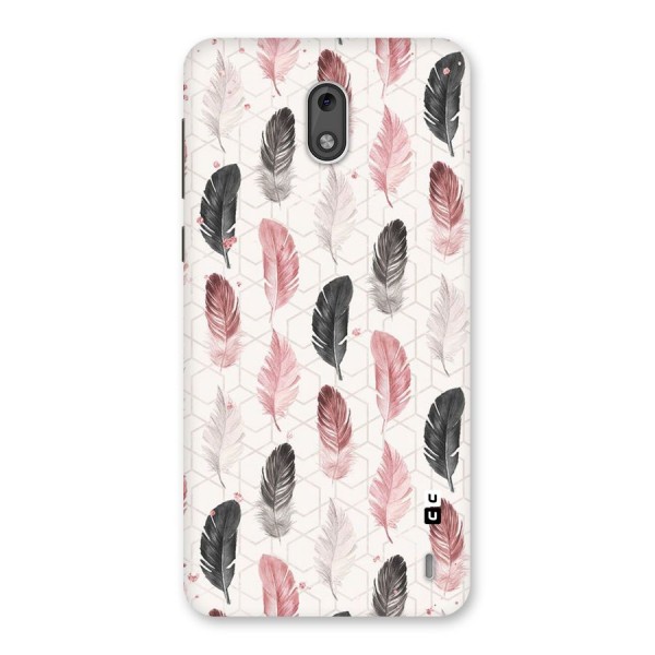 Feather Line Pattern Back Case for Nokia 2