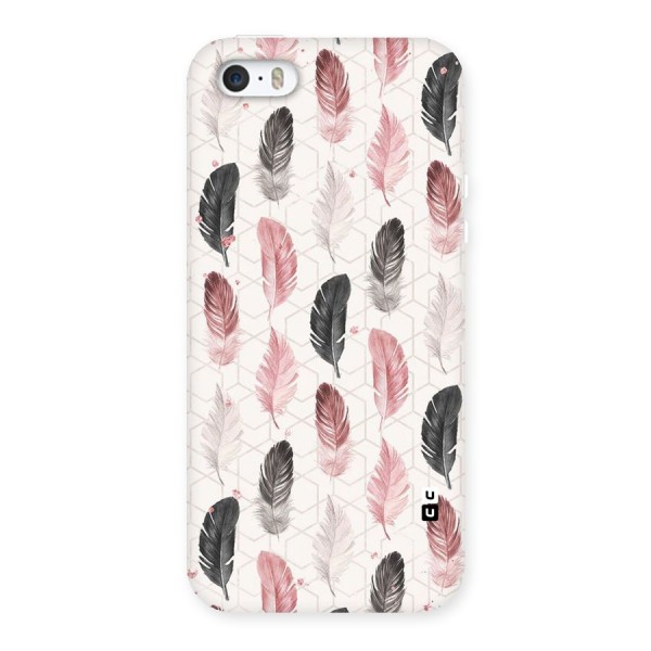 Feather Line Pattern Back Case for iPhone 5 5S