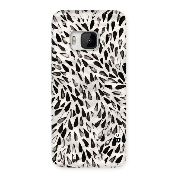 Feather Pattern Colorless Back Case for HTC One M9