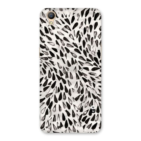 Feather Pattern Colorless Back Case for Oppo A37