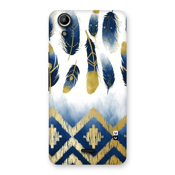 Feathers Beauty Back Case for Micromax Canvas Selfie Lens Q345