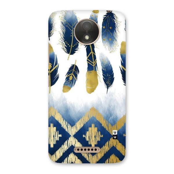 Feathers Beauty Back Case for Moto C Plus
