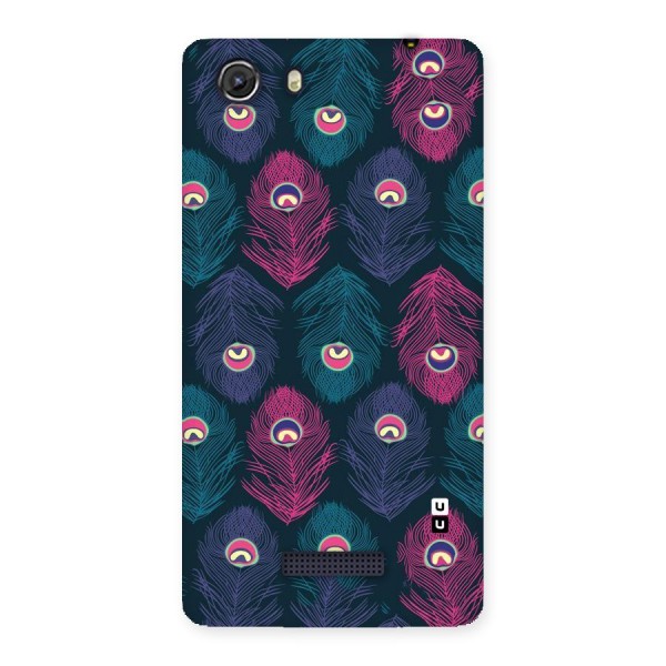 Feathers Patterns Back Case for Micromax Unite 3