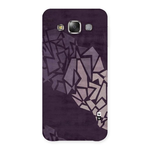 Fine Abstract Back Case for Galaxy E7