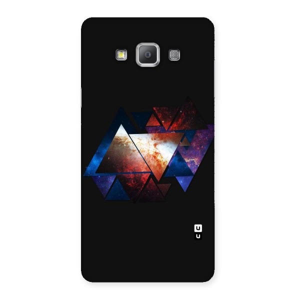 Fire Galaxy Triangles Back Case for Galaxy A7