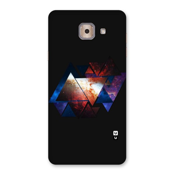 Fire Galaxy Triangles Back Case for Galaxy J7 Max
