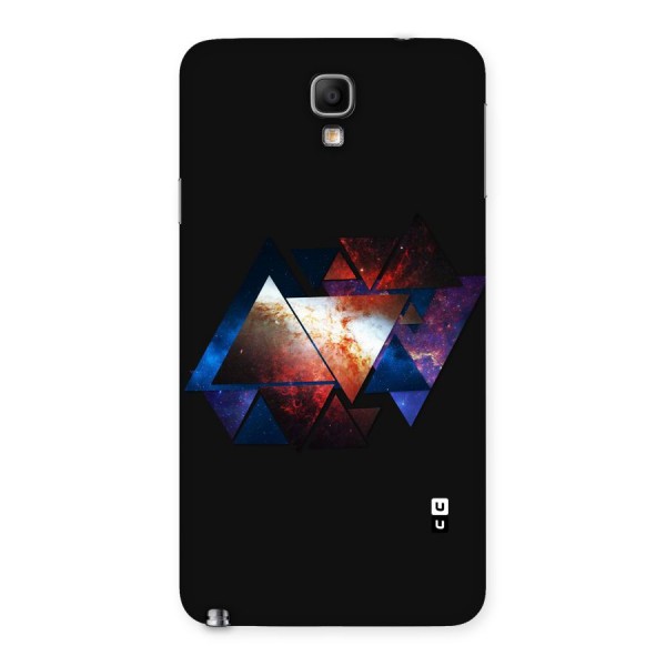Fire Galaxy Triangles Back Case for Galaxy Note 3 Neo