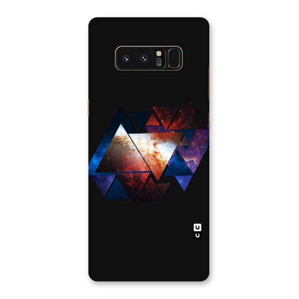 Fire Galaxy Triangles Back Case for Galaxy Note 8